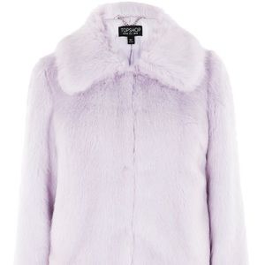 Topshop Claire Lux Faux Fur Jacket